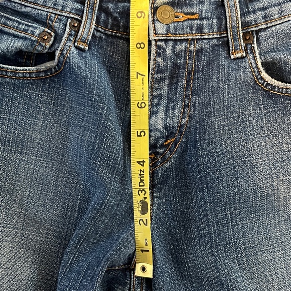 Levi’s Blue Straight 505 Cut-off Capri Jeans - Picture 4 of 15